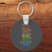 Porte-clés You Are Worthy You Are Loved Suicide Prevention Aw (Recto)