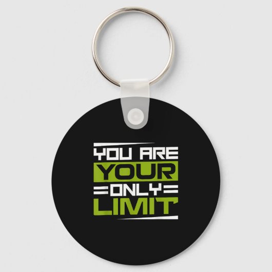 Porte-clés You Are Your Only Limit, Insration And Motivation  (Recto)
