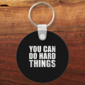 Porte-clés You Can Do Hard Things Shirt For Teachers Motivati (Recto)