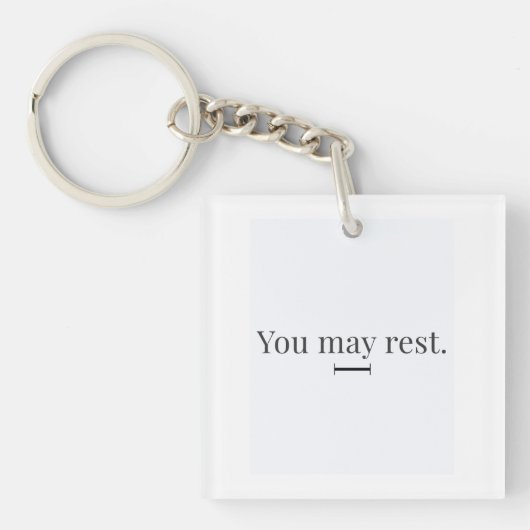 Porte-clés "You May Rest" Keychain (Devant)