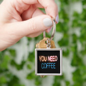 Porte-clés You need coffee, Caffine Neon Sign (main)