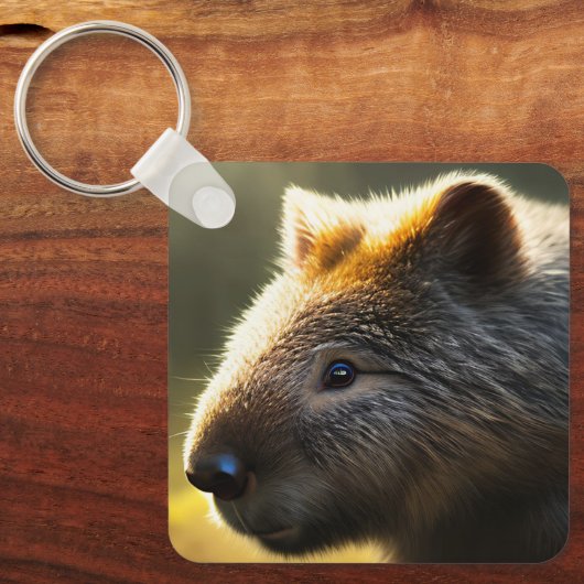 Porte-clés Young Australian Wombat, Keyring (Recto)