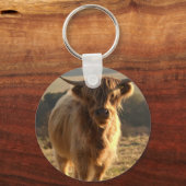 Porte-clés Young Highland Cow (Recto)