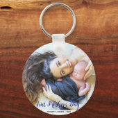 Porte-clés Your First Mother's Day personalised photo (Recto)