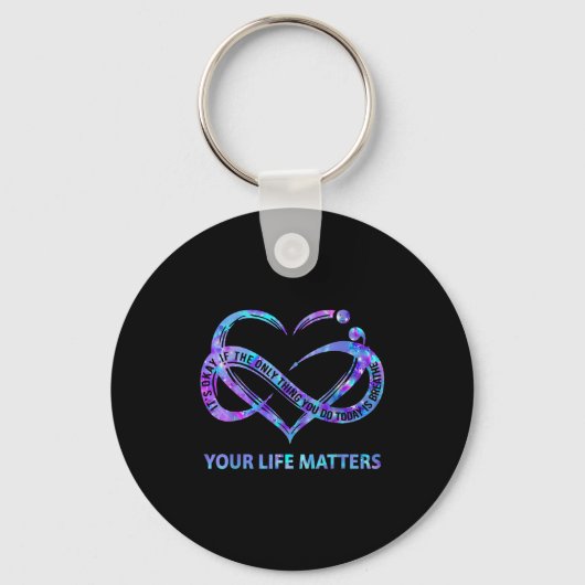 Porte-clés Your Life S Suicide Prevention Awareness Men Women (Recto)