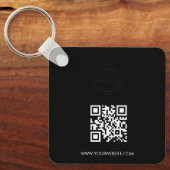 Porte-clés Your Logo and QR code goes here Simple  Custom  (Recto)