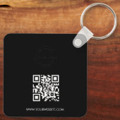 Porte-clés Your Logo and QR code goes here Simple  Custom  (Verso)