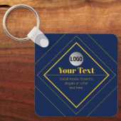 Porte-clés Your Logo & Customizable Design Template (Recto)