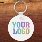 Porte-clés Your Logo QR Code Personalized Custom Business (Recto)
