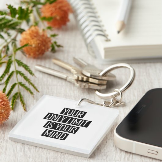 Porte-clés Your Only Limit (Devant Droit)