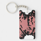 Porte-clés Your Taste, Your Power – Abstract Mauve & Black (Devant)