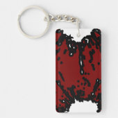 Porte-clés Your Taste, Your Power – Abstract Red & Black  (Devant)