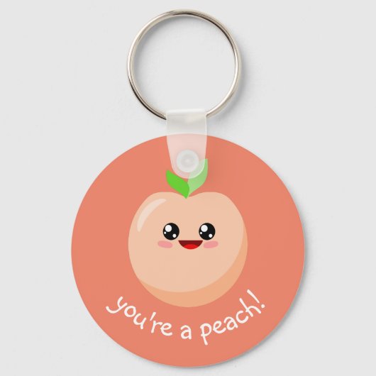 Porte-clés You're a peach ! (Recto)