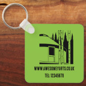 Porte-clés Yourt Vivant Dans La Nature (Recto)