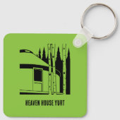 Porte-clés Yourt Vivant Dans La Nature (Dos)