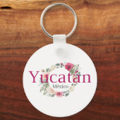 Porte-clés Yucatan Mexique Voyage Destination Bridesmaid (Recto)