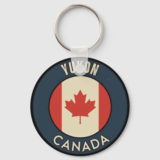Porte-clés Yukon Canada (Recto)