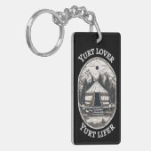 Porte-clés Yurt Amant Yurt Lifer Funny Yurt Tent (Devant gauche)