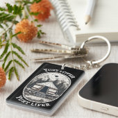 Porte-clés Yurt Amant Yurt Lifer Funny Yurt Tent (Devant droit)