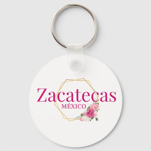 Porte-clés Zacatecas Mexique Voyage Destination Bridesmaid (Recto)