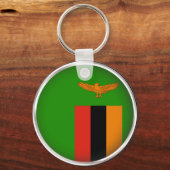 Porte-clés Zambie ronde (Recto)