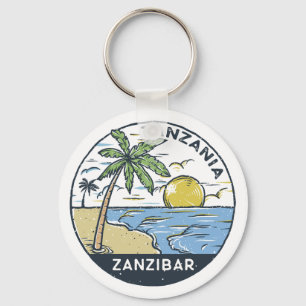 Porte-clés Zanzibar Tanzanie Vintage