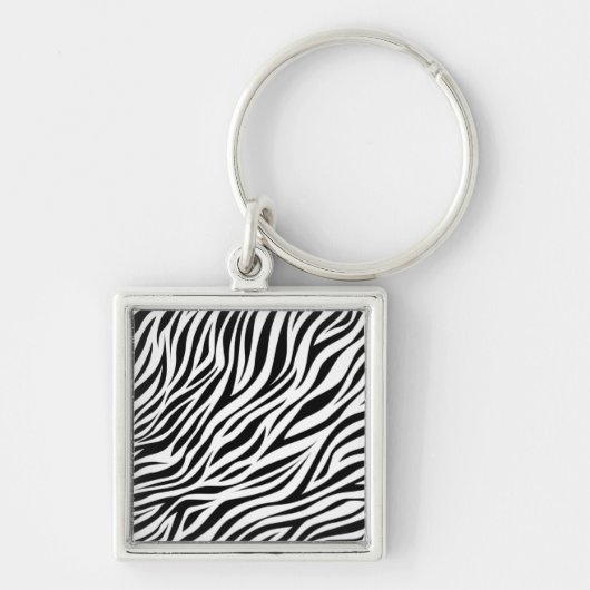 Porte-clés Zebra Animal Skin Imprimer Motif-15391 (Devant)