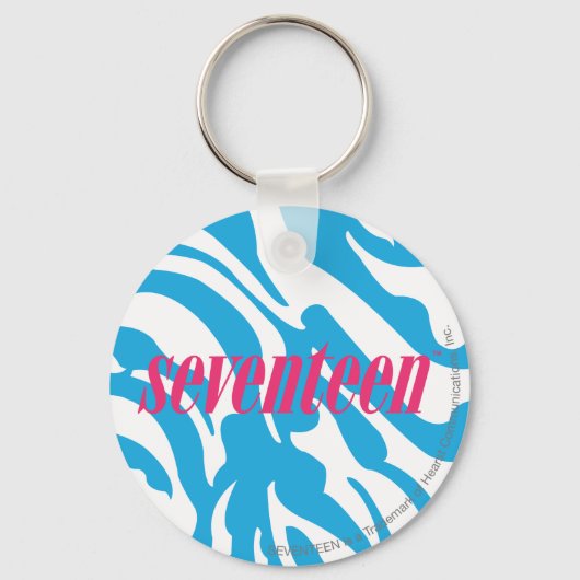 Porte-clés Zebra Aqua (Recto)