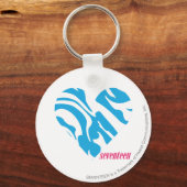 Porte-clés Zebra Aqua 2 (Recto)