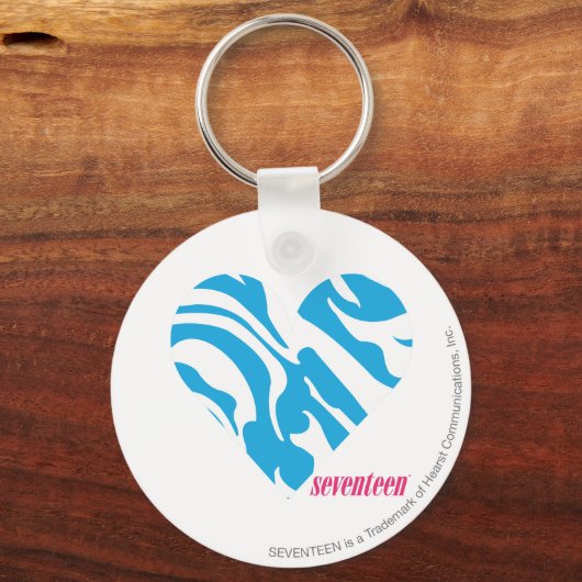 Porte-clés Zebra Aqua 2 (Recto)