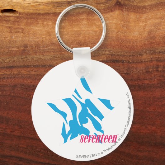 Porte-clés Zebra Aqua 3 (Recto)