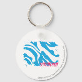 Porte-clés Zebra Aqua 4 (Recto)