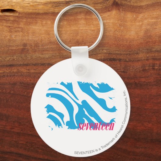 Porte-clés Zebra Aqua 4 (Recto)