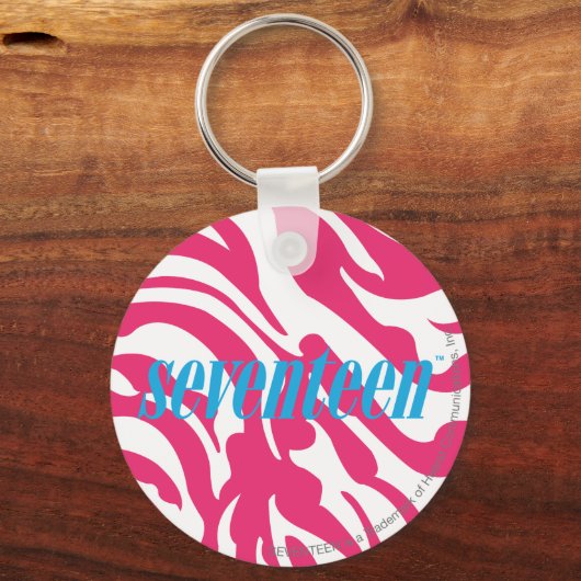 Porte-clés Zebra Magenta (Recto)