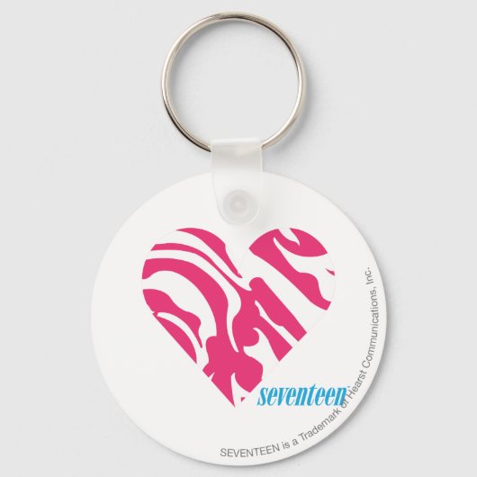 Porte-clés Zebra Magenta 2 (Recto)