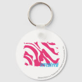 Porte-clés Zebra Magenta 3 (Recto)