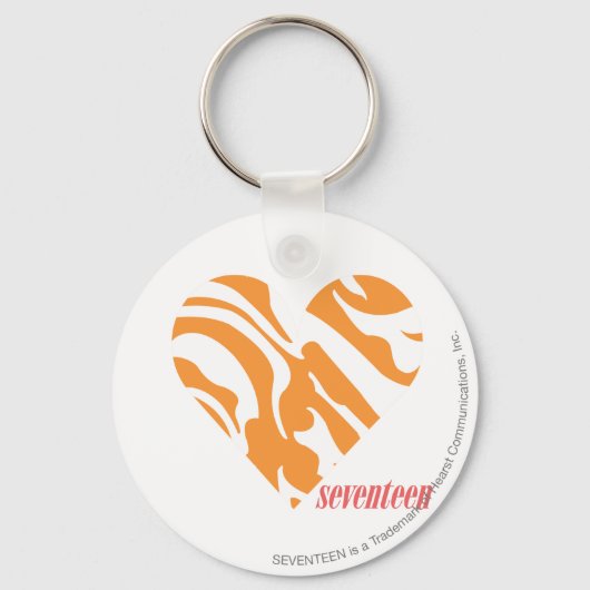 Porte-clés Zebra Orange 2 (Recto)