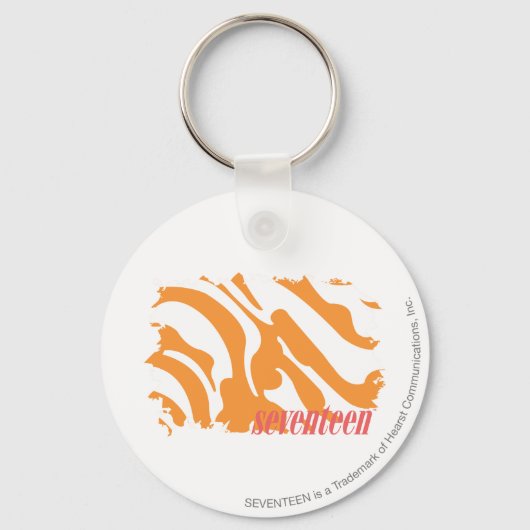 Porte-clés Zebra Orange 4 (Recto)