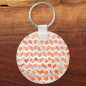 Porte-clés Zebra Orange and White Print (Recto)