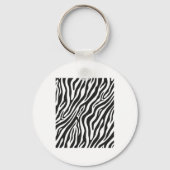 Porte-clés Zebra Pattern amusant graphique (Recto)