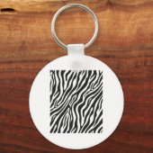 Porte-clés Zebra Pattern amusant graphique (Recto)