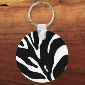 Porte-clés Zebra Stripe Poster de animal (Recto)