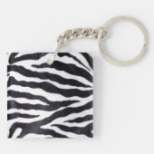 Porte-clés Zebra Stripe Poster de animal Wild Cat Safar Porte (Dos)