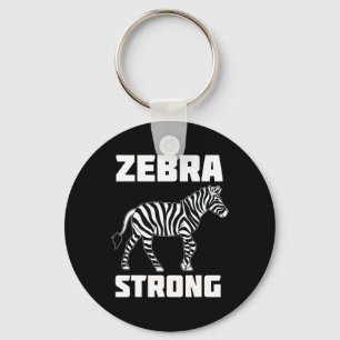 Porte-clés Zebra Strong Ehlers Danlos Syndrome Sensibilisatio