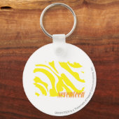 Porte-clés Zèbre Jaune 2 (Recto)