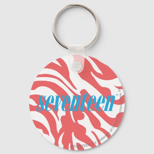 Porte-clés Zèbre LtPink (Recto)