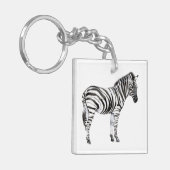 Porte-clés Zèbre permanent (Devant gauche)