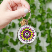 Porte-clés Zen Rose (Main)