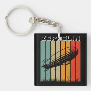 Porte-clés Zeppelin Rétro Dirigible Aéronef Zepelin Zepplin