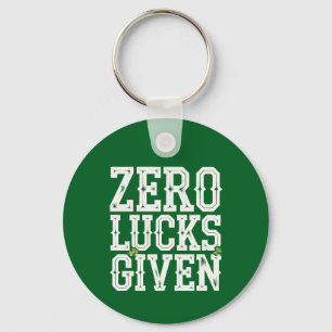 Porte-clés Zéro chance donnée drôle de Saint-Patrick irlandai